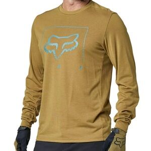 Fox Racing Ranger Long Sleeve Jersey Mens M Carmel Mountain Biking BMX Motocross